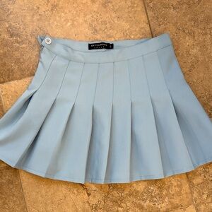 Sky Blue Women's Mini Skirt